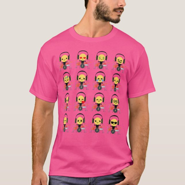 Drum Shirt Drummer Tee (Framsida)