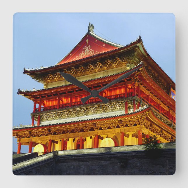 Drum Torn av Xi'An Fyrkantig Klocka (Framsida)