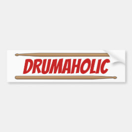 Drumaholhaltig Roligt Percussionist Musician Bildekal