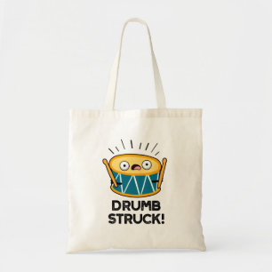 Drumb Struck Funny Drummer Drum Pun Tygkasse