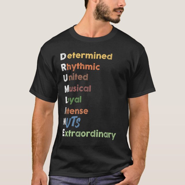 Drumline Drumline Marching Band T Shirt (Framsida)