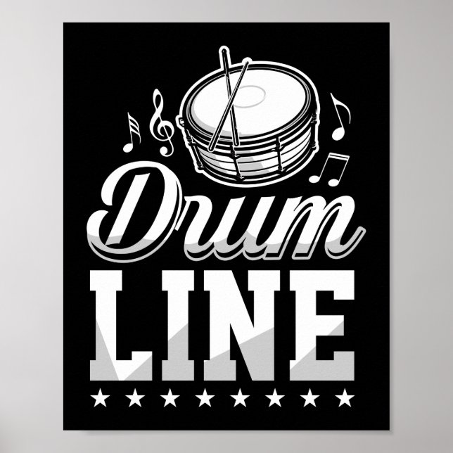 Drumline Marching Band Poster (Framsidan)