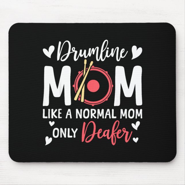 Drumline Mom Like A Normal Mom Drumming Lover Drum Musmatta (Framsidan)