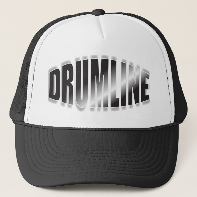 Drumline svart krom truckerkeps (Framsida)