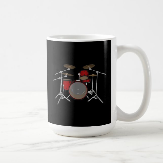 Drummar:Red Drum Kit: 3D-modell: Kaffe Mugg (Höger)