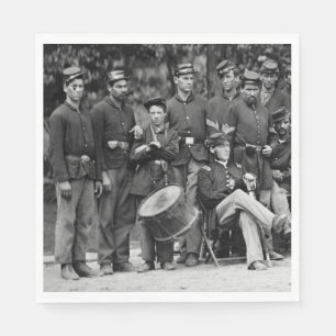 Drummer, 93:e New York Infantry Company C Pappersservett