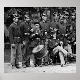 Drummer, 93:e New York Infantry Company C Poster