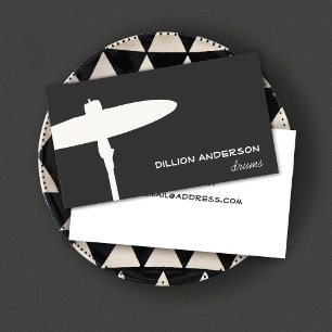 Drummer-Affärskort Visitkort
