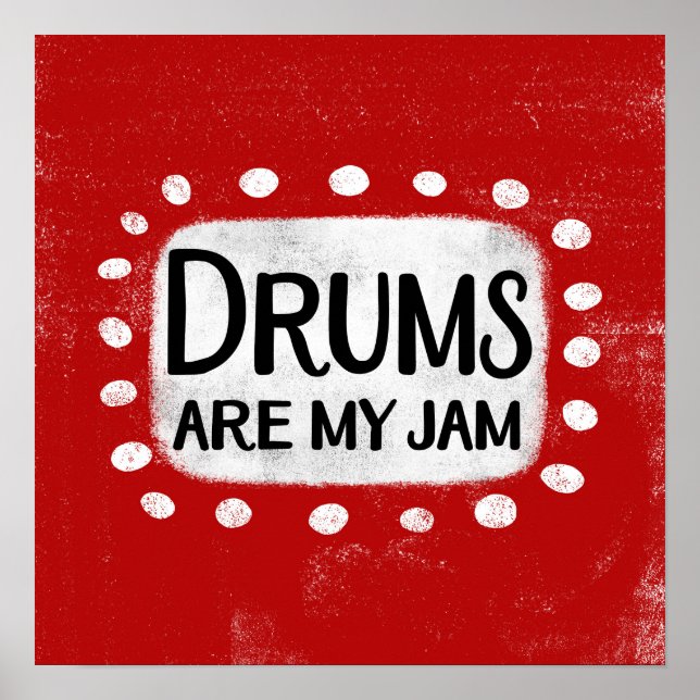 Drummer är min Sylt Poster väggkonst (Framsidan)