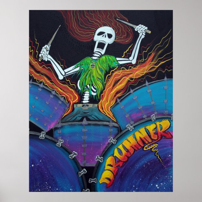 Drummer av de döda Poster (Framsidan)