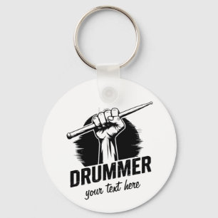 Drummer av trendig-Personlig med drumpor Nyckelring