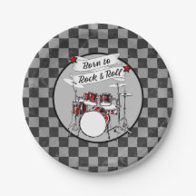Drummer Birthday Born to Sten & Roll Drum Kit