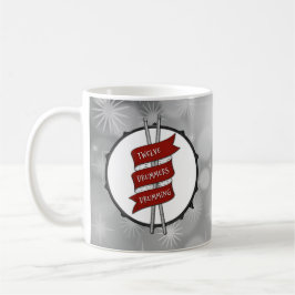 Drummer Boy Christmas Snare Drum Holiday Musician Kaffemugg