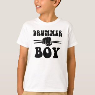 Drummer Boy Funny Drums T Shirt