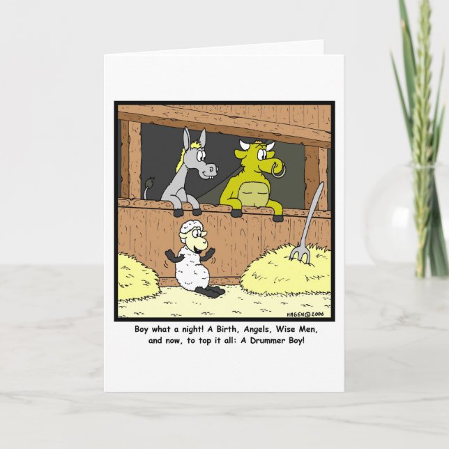 Drummer Boy Helgkort (Framsida)