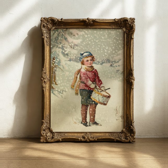 Drummer Boy | Vintage jul Poster (Skapare uppladdad)