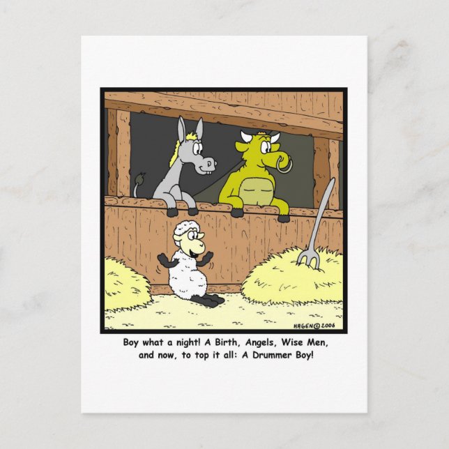 Drummer Boy Vykort (Framsida)