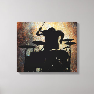 Drummer canvas 2, Copyright Karen J Williams