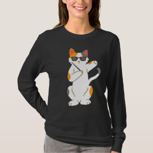 Drummer Cat Drumsticks Drumming T Shirt