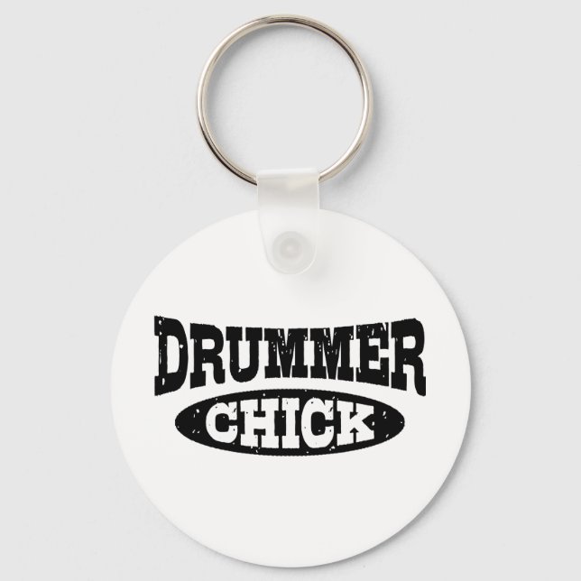 Drummer-Chick Nyckelring (Framsida)