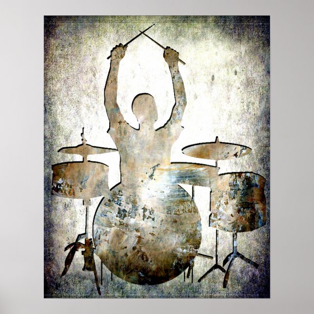 Drummer, Copyright Karen J Williams Poster (Framsidan)