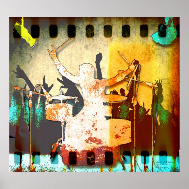 Drummer, Copyright karen J Williams Poster (Framsidan)