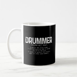 Drummer Definition Drums Drumming Drummer Kaffemugg