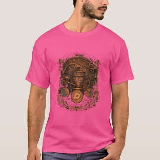 Drummer Drum Set Steampunk Drumset Drumming Drums  T Shirt