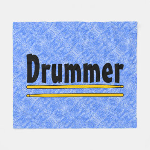 Drummer Drum Sticks Fleecefilt