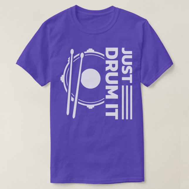 Drummer Drums Drumsticks Musician Outfit 13 T Shirt (Design framsida)