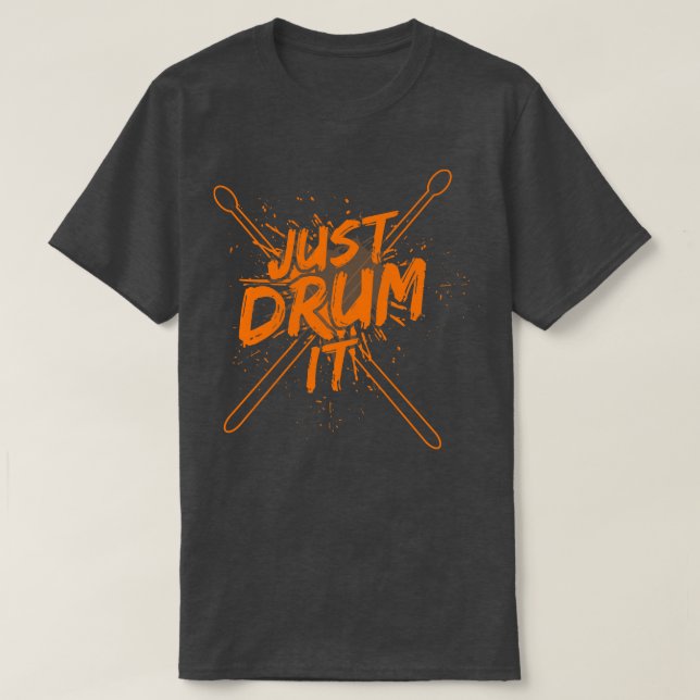 Drummer Drums Drumsticks Musician Outfit 3 T Shirt (Design framsida)