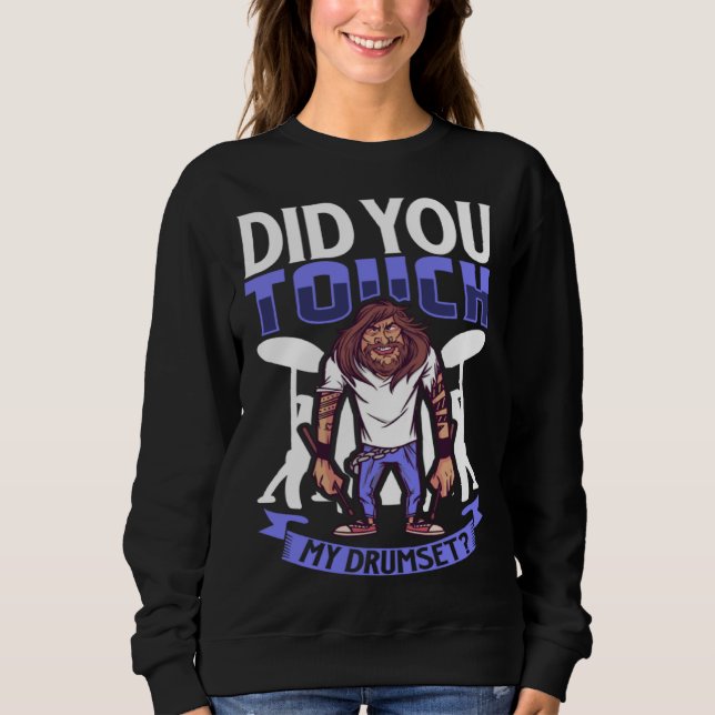 Drummer Drums Music Drum Set Drumming Instrument P T Shirt (Framsida)