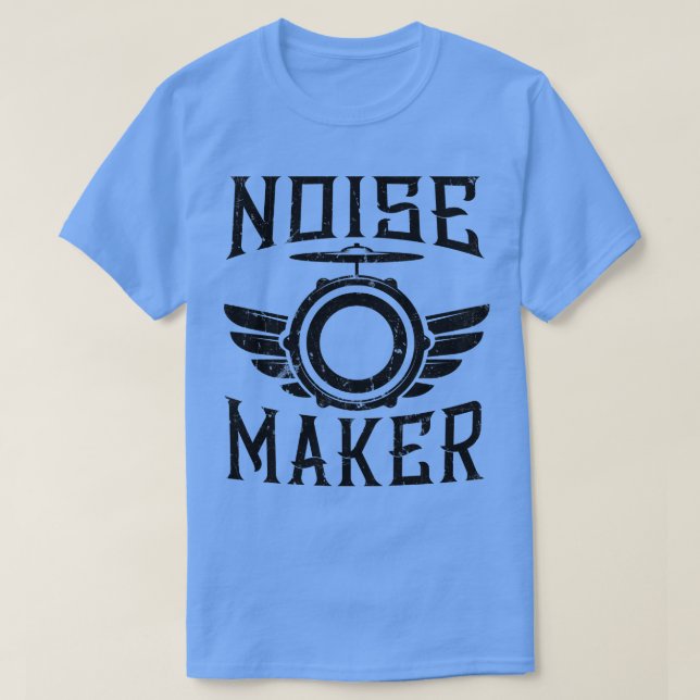 Drummer Drums T Shirt (Design framsida)