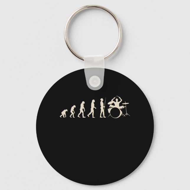 Drummer Evolution Nyckelring (Framsida)
