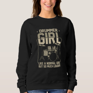 Drummer flicka Drummer Drummer Gift T Shirt
