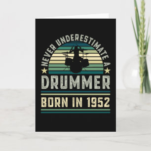 Drummer, född 1952 70 Drumming-gåvor Kort