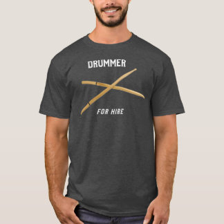 Drummer för hyra 2 t shirt