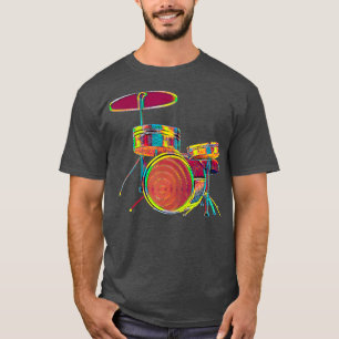 Drummer för trummatning t shirt