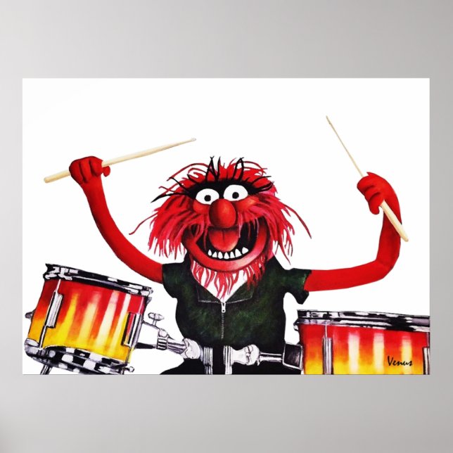 Drummer från djur poster (Framsidan)