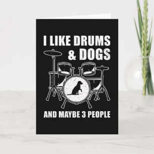 Drummer Gift Kort