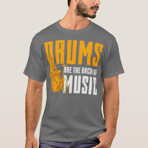 Drummer Gift Percussion Rock musik Drums T Shirt