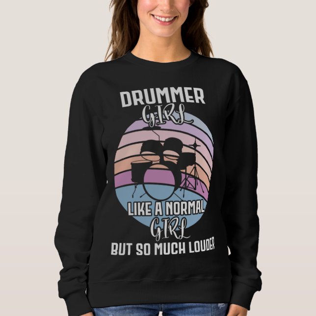 Drummer girl  1 t shirt (Framsida)