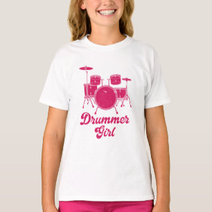Drummer Girl Drummer Drummer Gift T Shirt