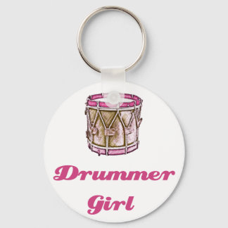 Drummer Girl Nyckelring
