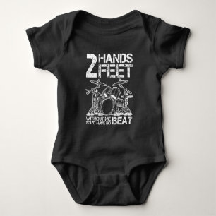 Drummer Händer Feet utan mig hade du inte haft n T Shirt