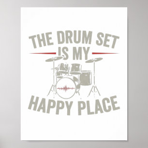Drummer Handtrumsgåvor till musiker Poster