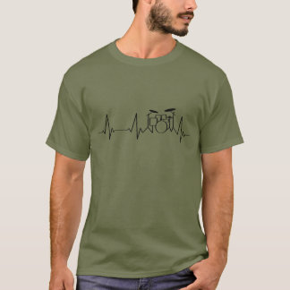 Drummer Heartslag| Behållare| T-shirt