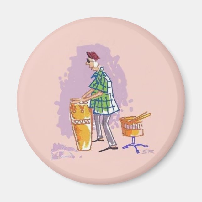 Drummer I magnet (Framsidan)