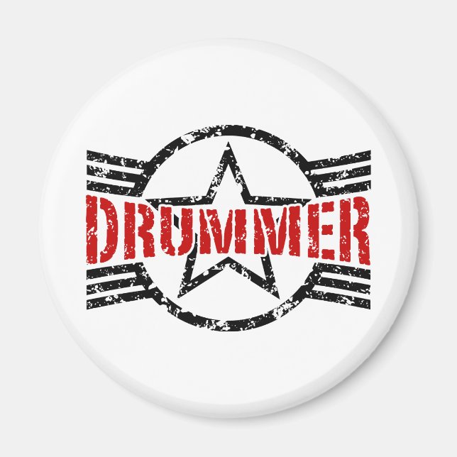 Drummer Magnet (Framsidan)