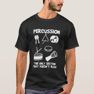 Drummer Marching Band Orchestra Percussion T Shirt